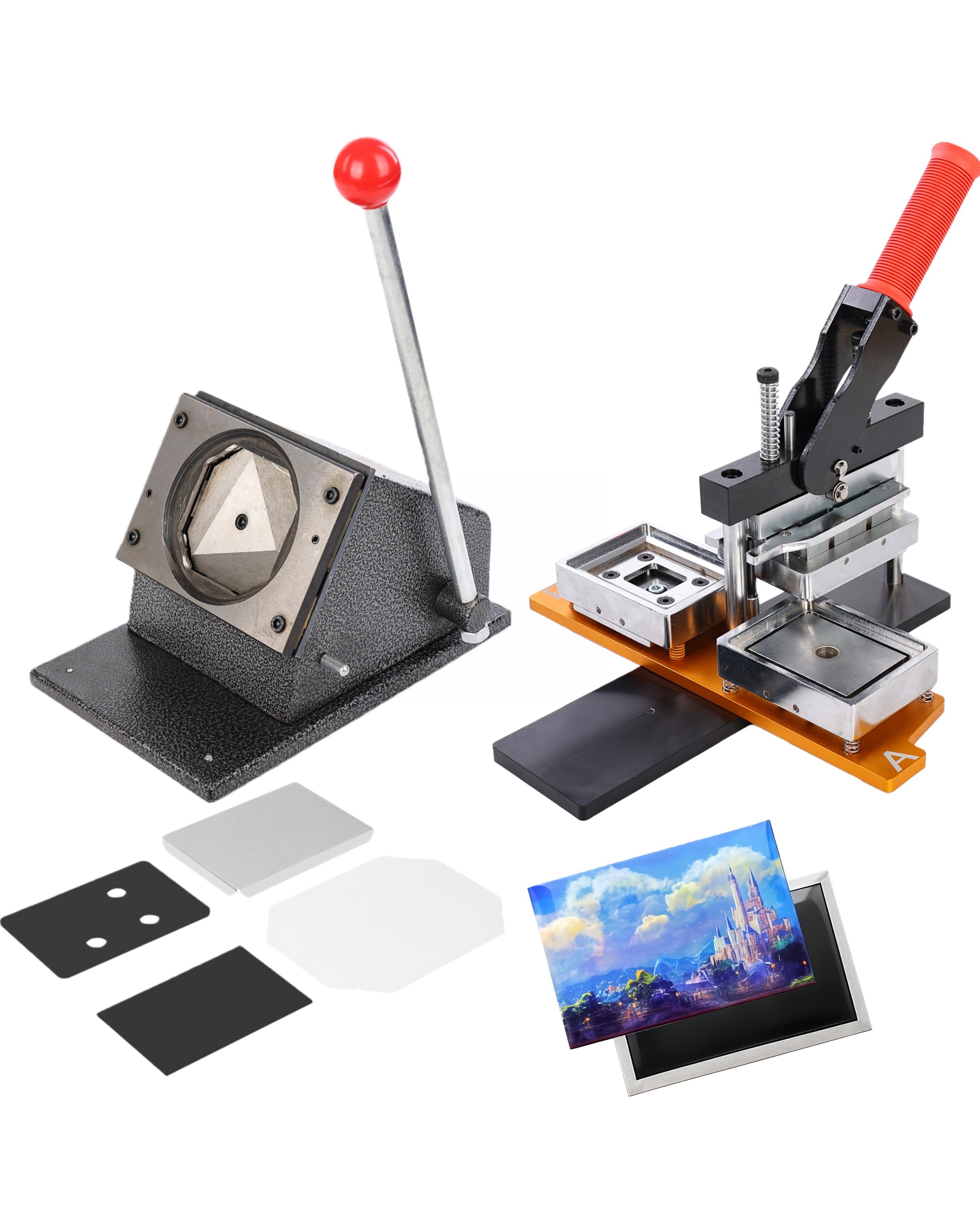 80*80 mm (3.2*3.2 inches) Square Fridge Magnet Machine（1000 supplies）